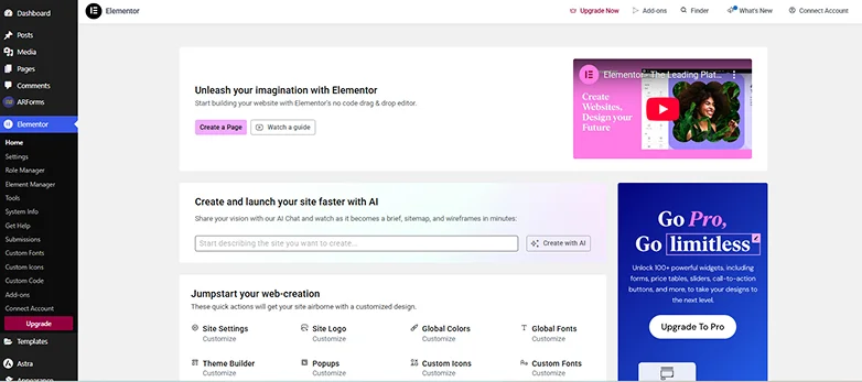 wordpress page builder