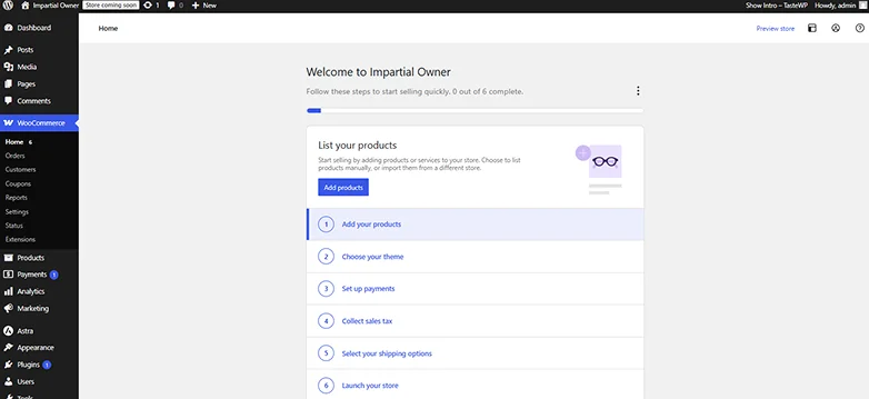 add product in woocommerce