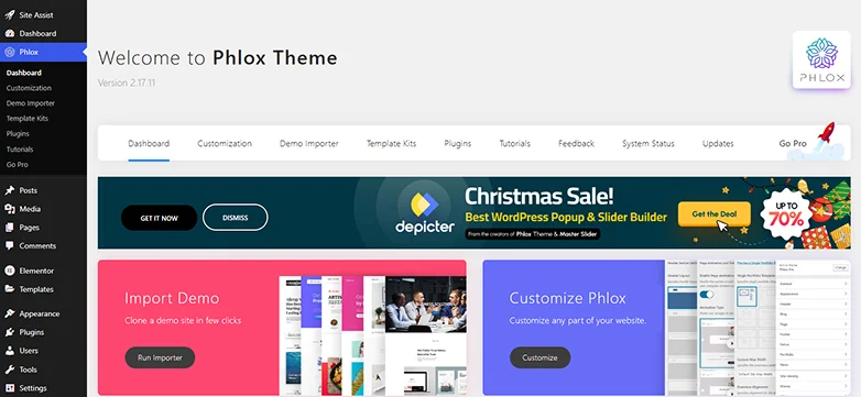 phlox dashboard