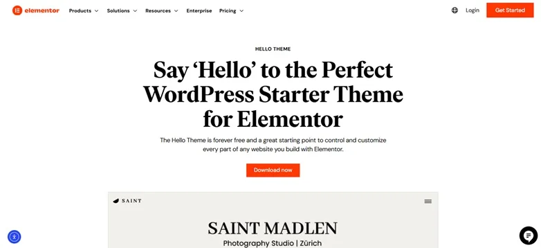 hello elementor