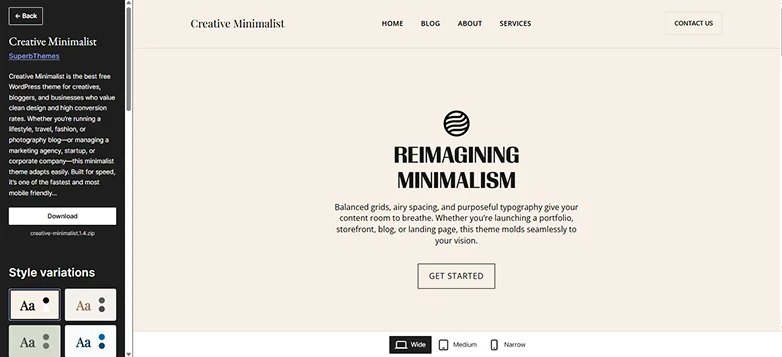 creative minimalist