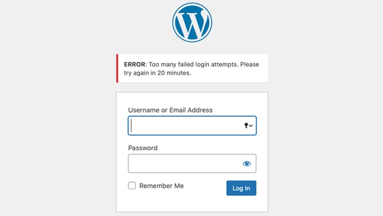 locked out due failed login attempts