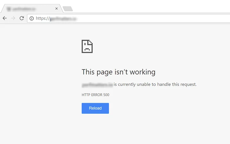 page is not working