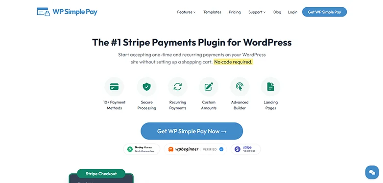 wp simple pay