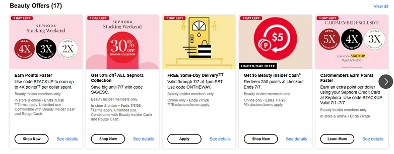 beauty offers
