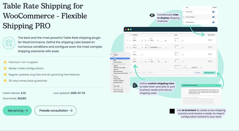 flexible shipping pro by octolize